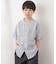 『親子リンク』シルケットリネンバンドカラーシャツ(KIDS)