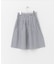 ストライプ後染めフレアスカート(KIDS)