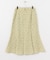 ドット×フラワーマーメイドスカート