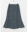 ドット×フラワーマーメイドスカート