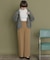 フロントボタンサスペンダー付きパンツ