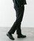 LIFE STYLE TAILOR　ウールライクソフトツイルストレッチパンツ