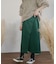 カラースエードラップスカート∴