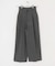 センタープレスハイウエストWIDEパンツ