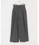 センタープレスハイウエストWIDEパンツ