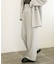 センタープレスハイウエストWIDEパンツ