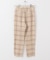 シアーチェックパンツ