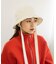 リボン付きキルティングバケットHAT