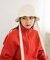 リボン付きキルティングバケットHAT