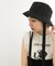 リボン付きキルティングバケットHAT