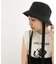 リボン付きキルティングバケットHAT