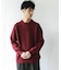 畦ニット クルーネックプルオーバー