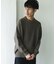 畦ニット クルーネックプルオーバー