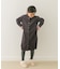 『親子リンク』『UR TECH』コーデュロイシャツワンピース(KIDS)