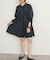 カーブギャザーミニワンピース