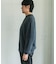 メランジシャギー クルーネックニット