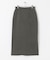リネン混ニットストレートスカート