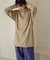 バックヘンリーオーバーサイズTシャツ