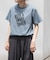 FORK&SPOON　オーバーダイロゴTシャツ