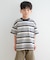 『WEB／一部店舗限定サイズ』マルチボーダールーズTシャツ(KIDS)