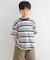 『WEB／一部店舗限定サイズ』マルチボーダールーズTシャツ(KIDS)