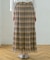 チェック消しプリーツスカート∴