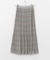 チェック消しプリーツスカート∴