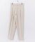 illi　ワンタックスリムテーパードパンツ