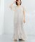 チェックロングキャミワンピース