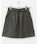 コーティングミニスカート