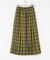 チェックプリーツイージースカート