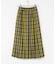 チェックプリーツイージースカート