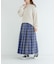 チェックプリーツイージースカート