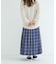 チェックプリーツイージースカート