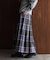 タックチェックイージースカート