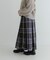 タックチェックイージースカート