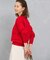 アンチピリングVネックシームレスニット