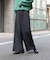 『TALLサイズ／WEB限定』ウールライクダブルタックワイドパンツ