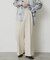 『TALLサイズ／WEB限定』ウールライクダブルタックワイドパンツ