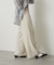 『TALLサイズ／WEB限定』ウールライクダブルタックワイドパンツ