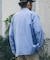 『別注』ELY×Sonny Label　開襟シャンブレーシャツ