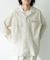 『別注』ELY×Sonny Label　開襟シャンブレーシャツ