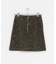 ウール混ループツイードミニスカート