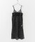 スパンコールキャミワンピース
