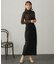 ウールライクジャージタイトスリットスカート
