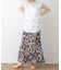 プリントマーメイドスカート