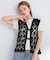 ボタニカルモチーフレースベスト