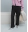 スリットフレアストレッチパンツ