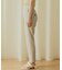 リネンライクハイウエストテーパードパンツ
