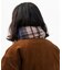ウールカシミヤチェックワイドマフラー
